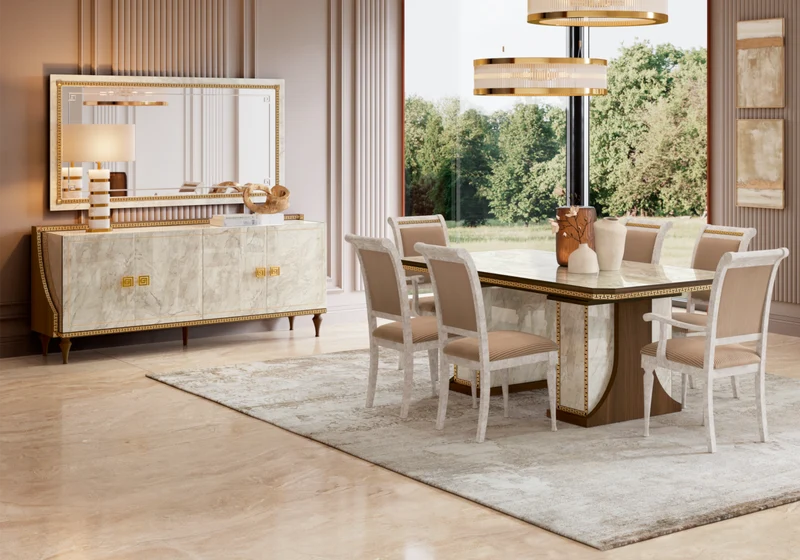 Chaise de repas avec accoudoirs - Romantica