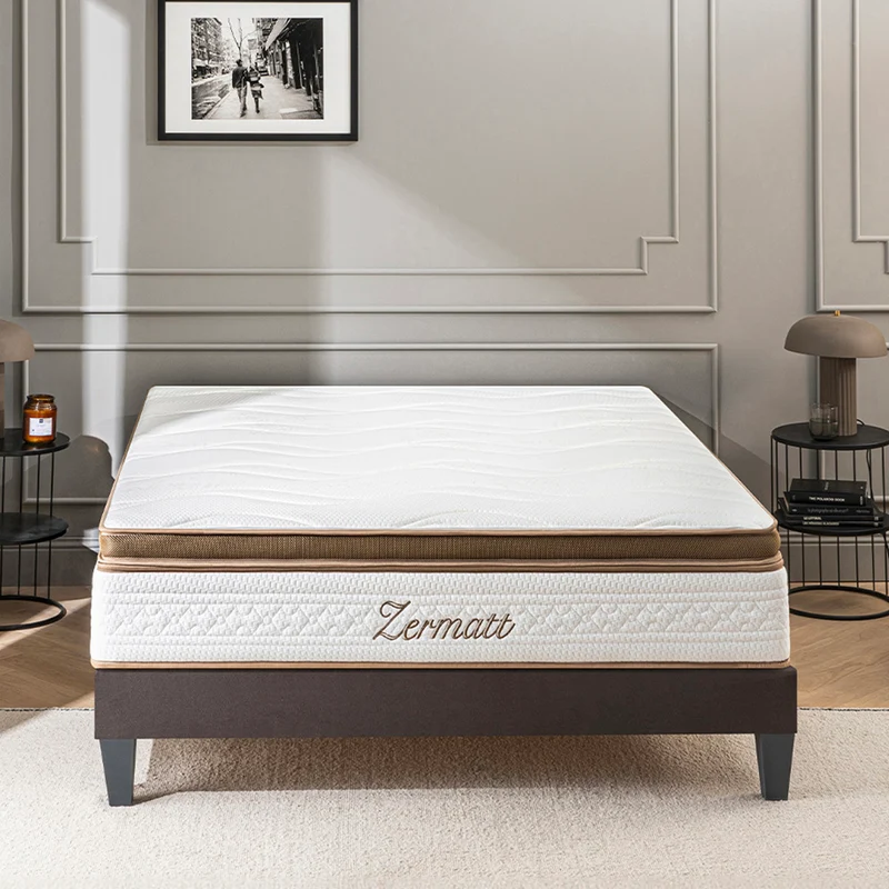 Matelas Zermatt - Mousse mémoire de forme - 31 cm d'épaisseur - Accueil équilibré, soutien très ferme