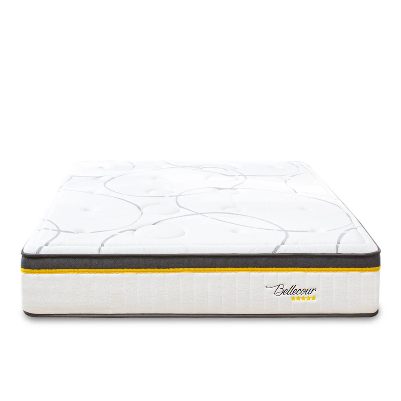 Matelas Bellecour 3.0 - Hybride ressorts ensachés + mémoire de forme - Moelleux - 30 cm d'épaisseur