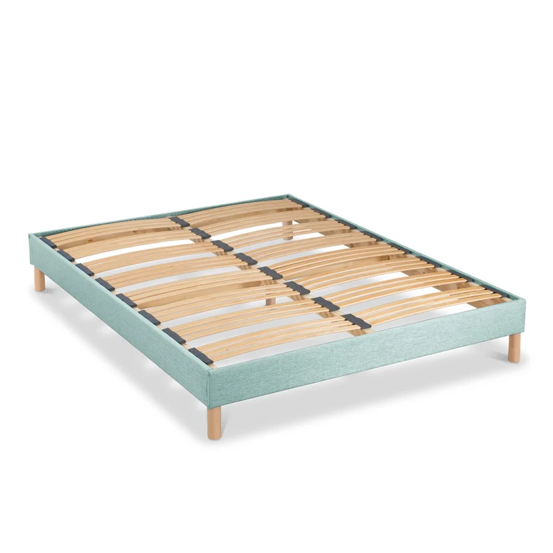 Sommier à lattes Tissu Lumière - Tri-lattes - Livré en kit