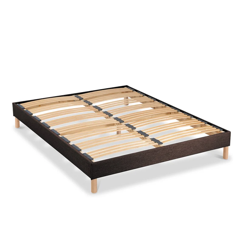 Sommier à lattes Tissu Lumière - Tri-lattes - Livré en kit