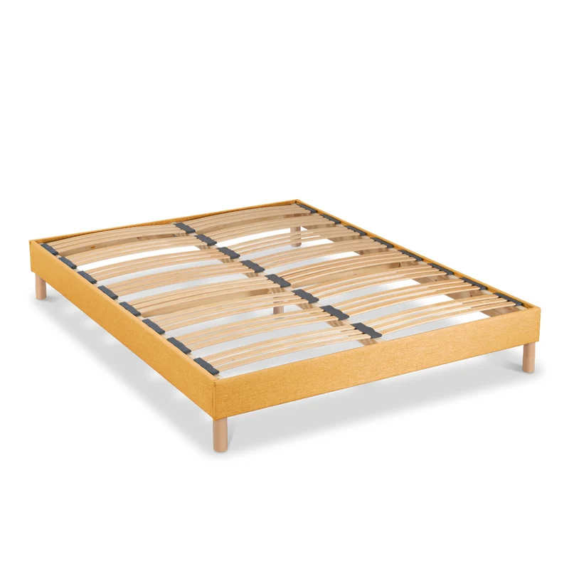 Sommier à lattes Tissu Lumière - Tri-lattes - Livré en kit
