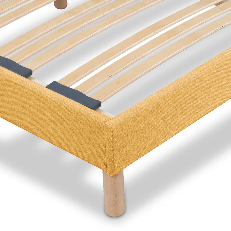 Sommier à lattes Tissu Lumière - Tri-lattes - Livré en kit