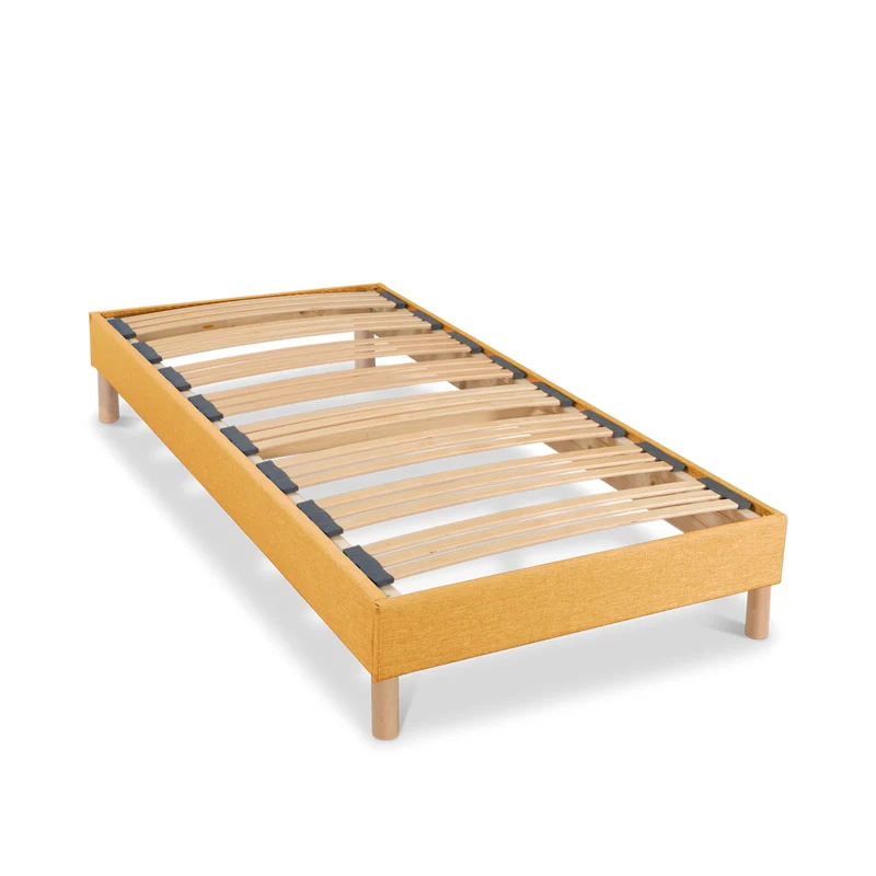 Sommier à lattes Tissu Lumière - Tri-lattes - Livré en kit