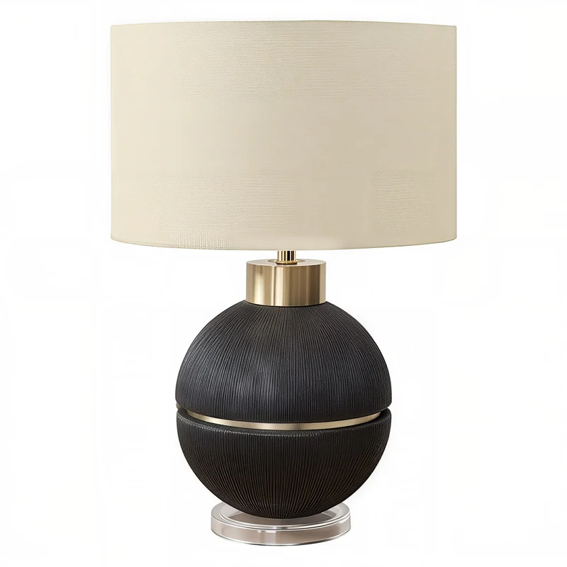 ORIONA LUX™ – TEXTURED GLOBE TABLE LAMP – I 9925