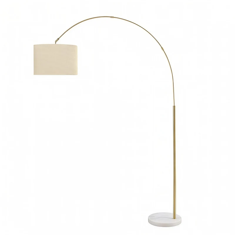 NOIRVA ARC™ – EXTRA-TALL MODERN ARC FLOOR LAMP – I 9641