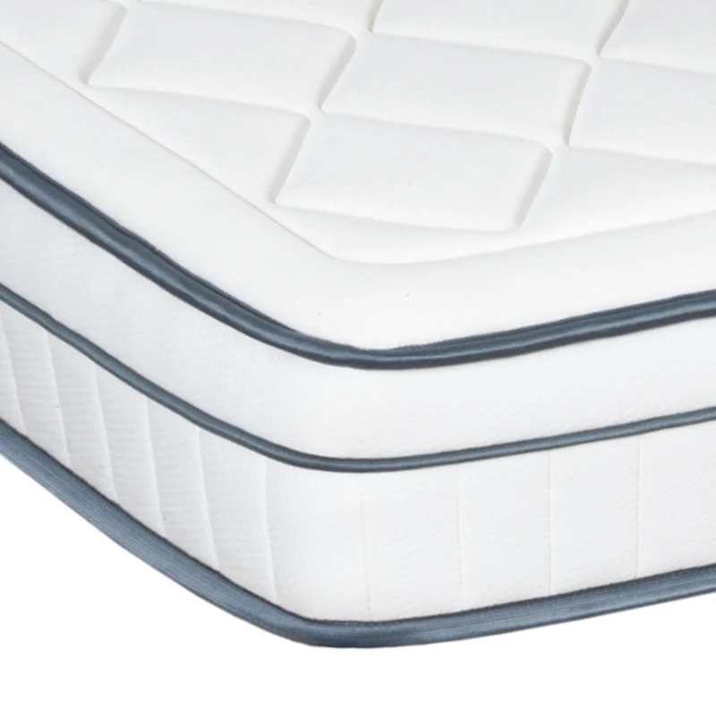 Matelas Bartoldi - Ressorts ensachés + mousse supersoft - Moelleux puis ferme - Fabriqué en France - 22 cm d'épaisseur