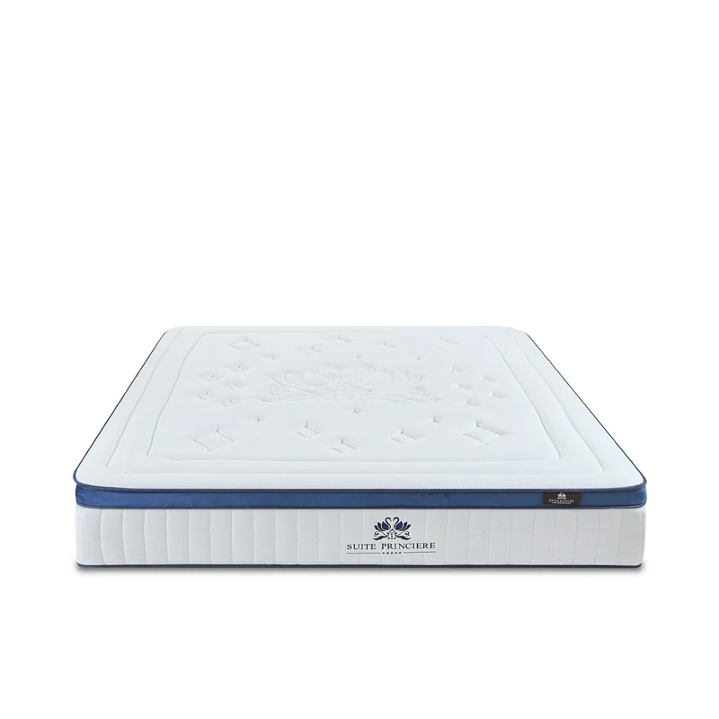 Matelas Suite Princière - Hybride micro-ressorts - Accueil douillet - 30 cm d'épaisseur