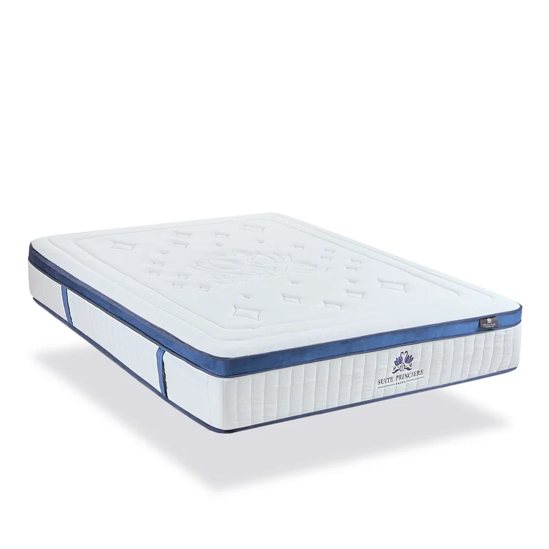 Matelas Suite Princière - Hybride micro-ressorts - Accueil douillet - 30 cm d'épaisseur