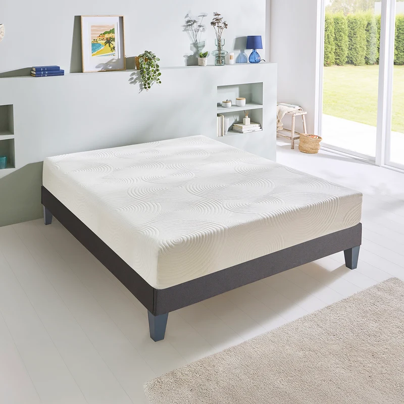 Matelas Vosges - Mousse haute densité - Équilibré - Fabriqué en France - 15 cm d'épaisseur