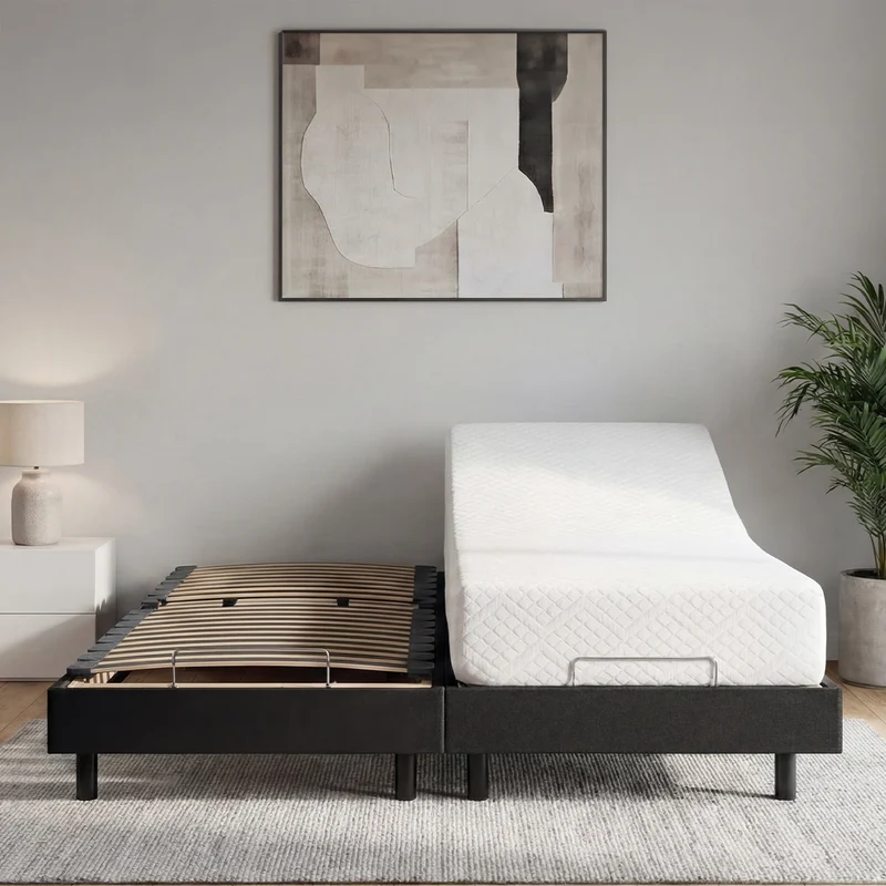 Ensemble Matelas Mémoire de forme ABSOLU avec sommier FLEX