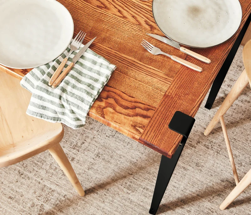 Table haute en bois massif ÉOS - Kipli x TIPTOE