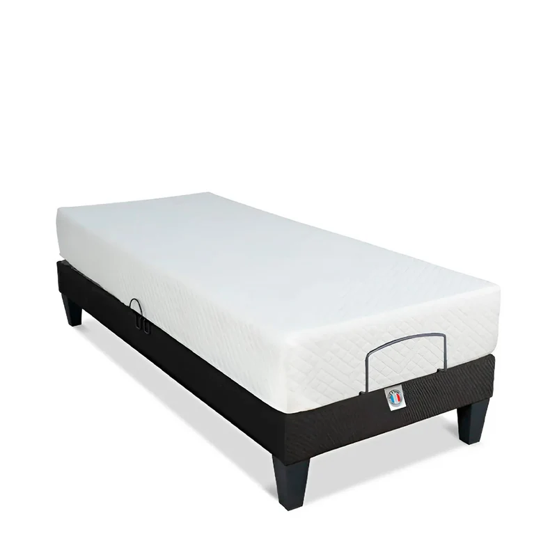 Ensemble Matelas Mémoire de forme ABSOLU avec sommier AMIRAL