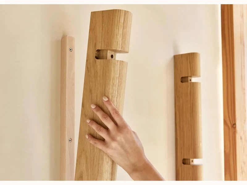 Étagère murale modulable en bois massif BAOBAB - 60x120 cm