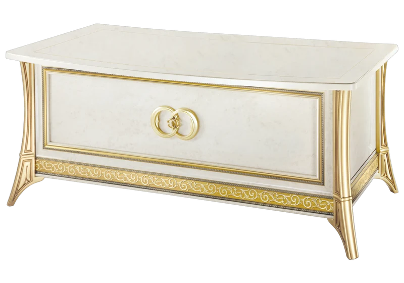 Ensemble bureau de direction classique beige et or - Melodia