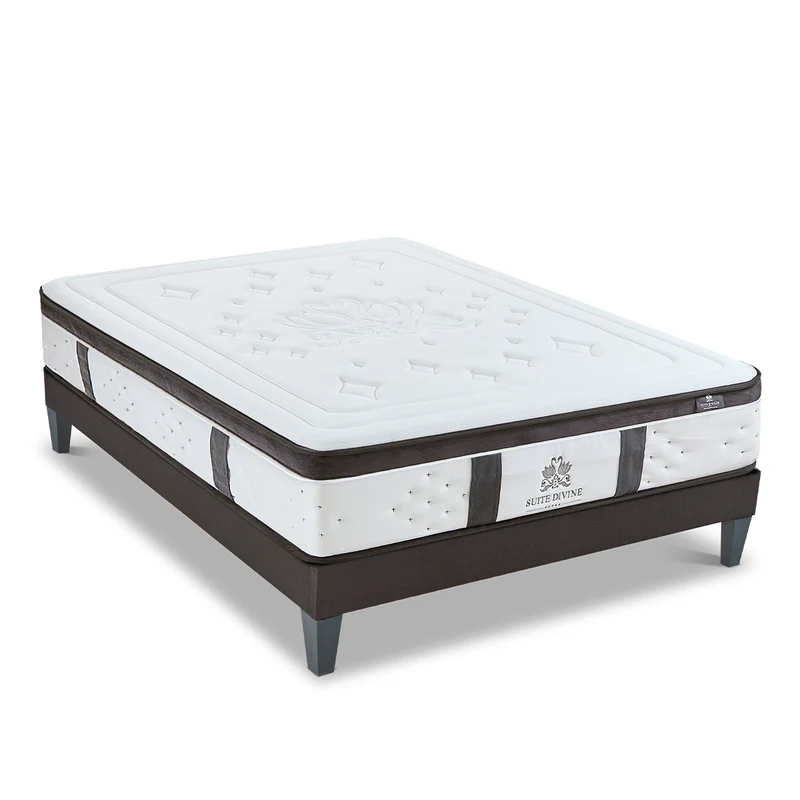 Ensemble Suite Divine - Matelas Supersoft + Sommier - 32 cm d'épaisseur