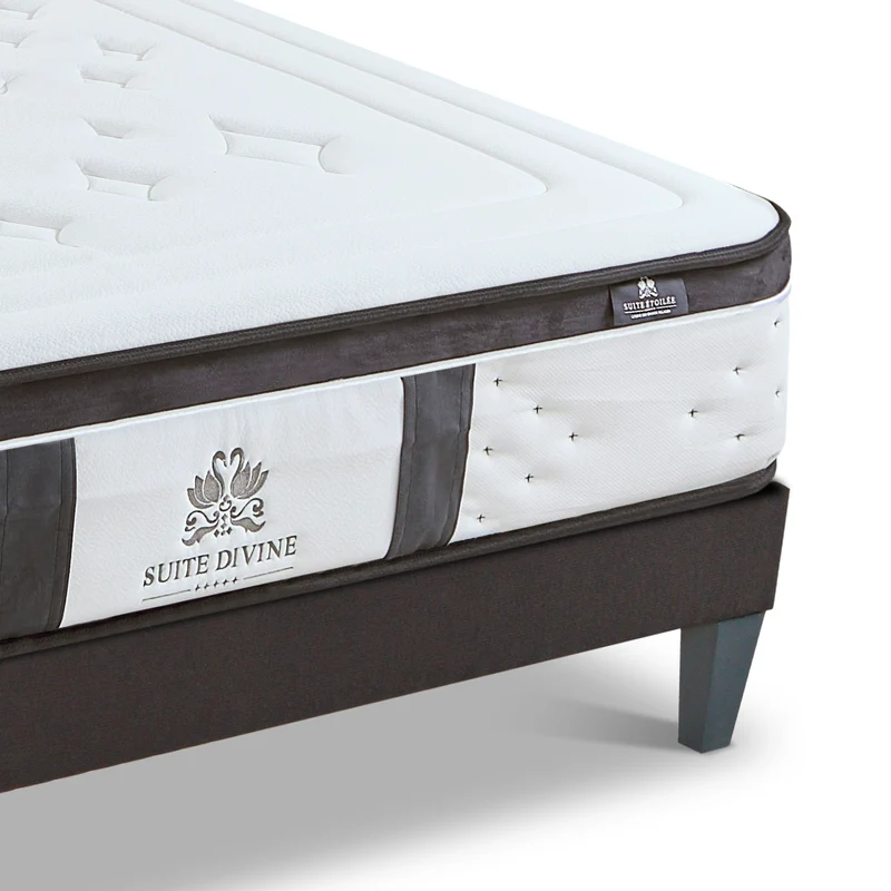 Ensemble Suite Divine - Matelas Supersoft + Sommier - 32 cm d'épaisseur