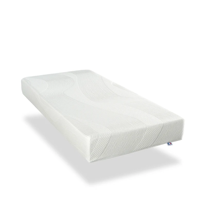 Ensemble Paris - Matelas mousse mémoire de forme + Sommier bois - 24 cm d'épaisseur - Accueil moelleux, soutien ferme