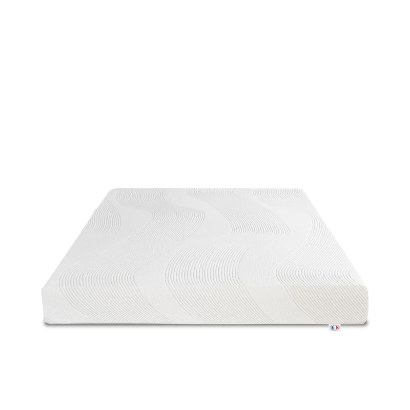 Matelas Paris - Mousse mémoire de forme - Fabriqué en France - 24 cm d'épaisseur - Accueil moelleux, soutien ferme