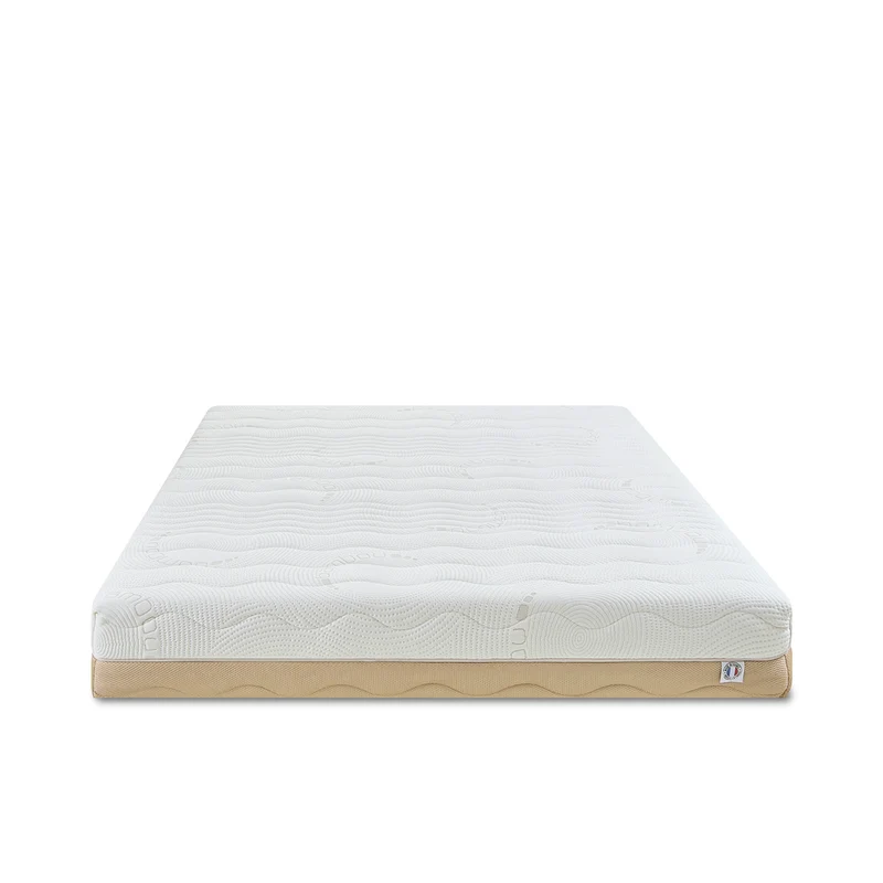 Matelas Leman - Mousse accueil hypersoft - Moelleux - Fabriqué en France - 25 cm d'épaisseur