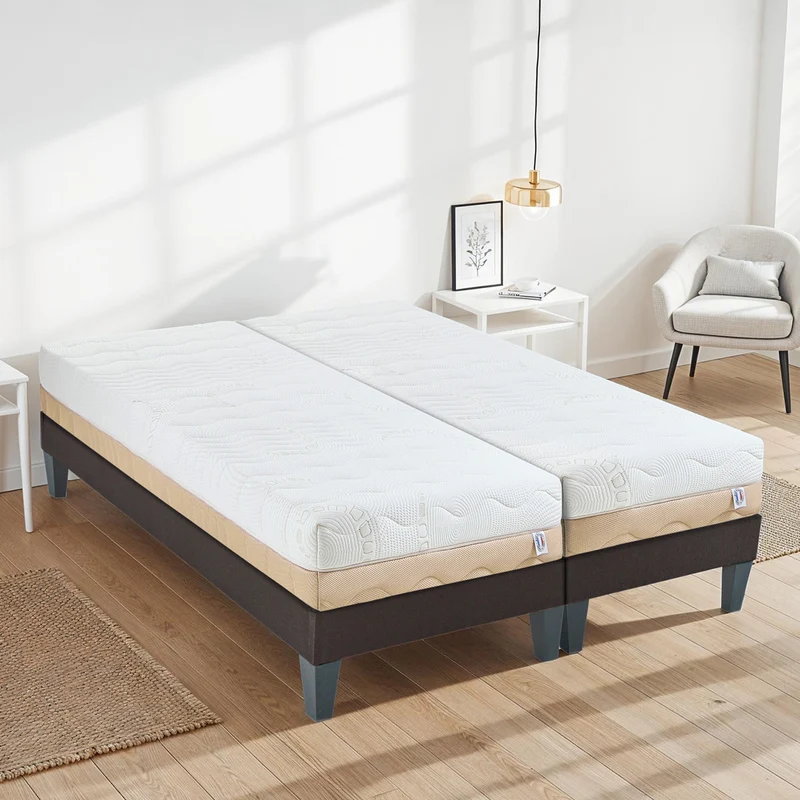 Matelas Mémoire de forme 24 cm ONDULATO - Accueil moelleux, soutien ferme