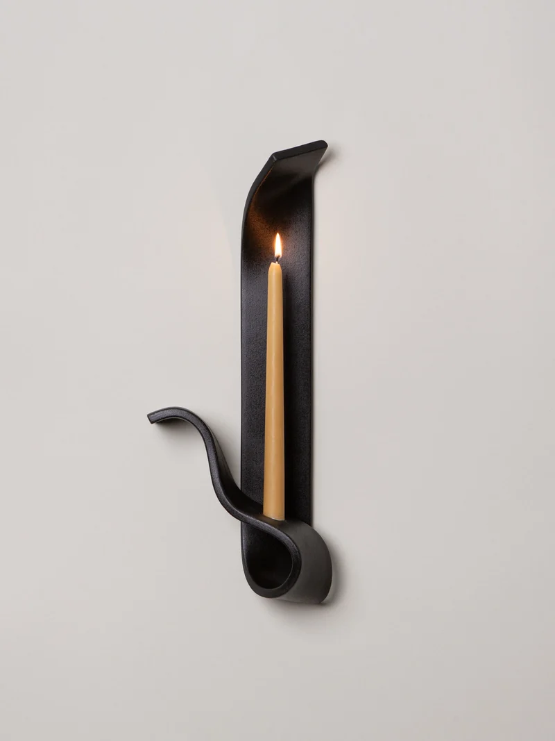 Moonara Candle Sconce, Left