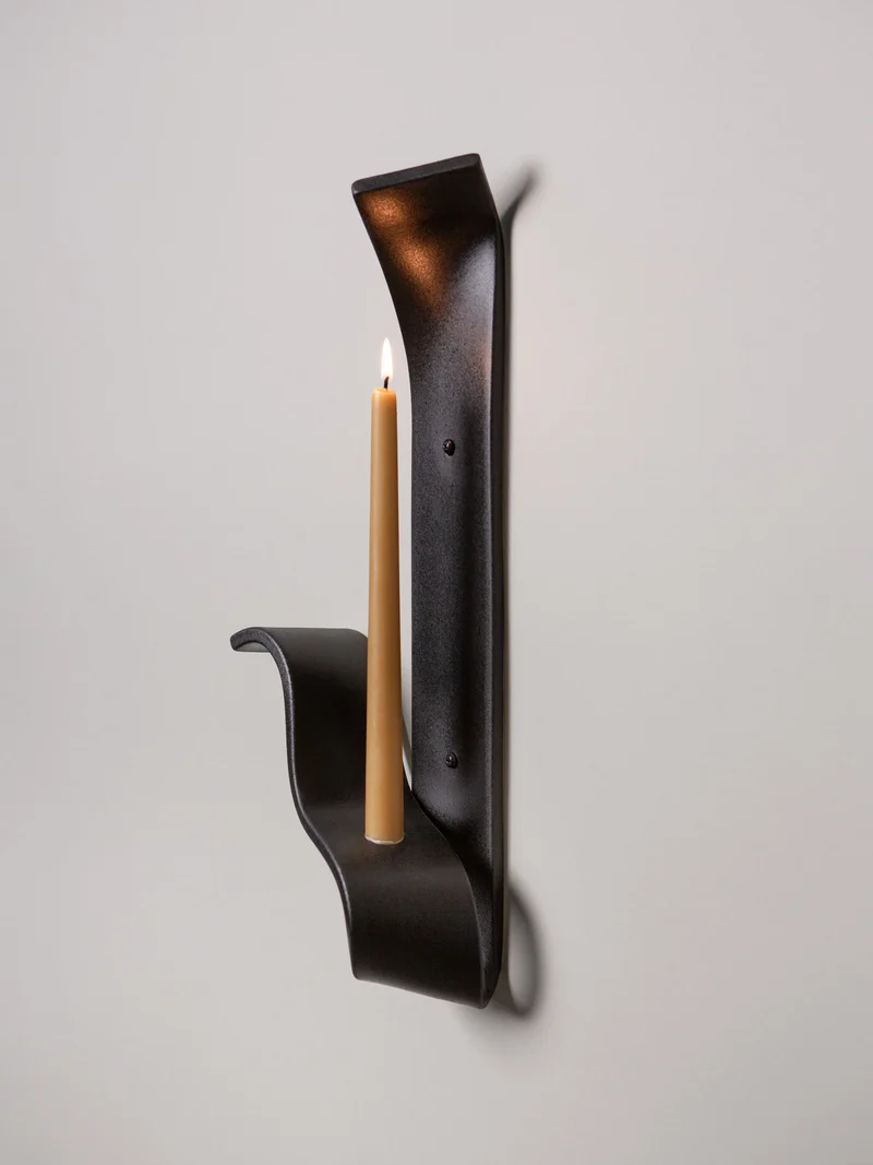 Moonara Candle Sconce, Left