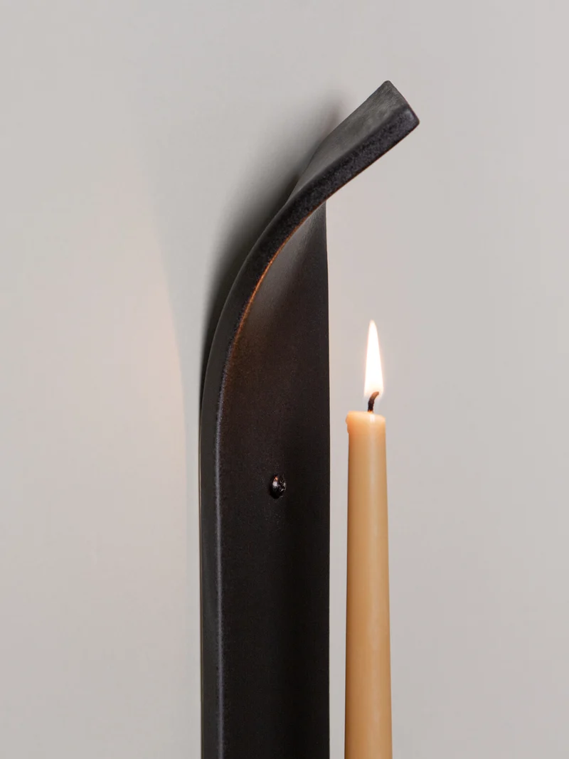 Moonara Candle Sconce, Left