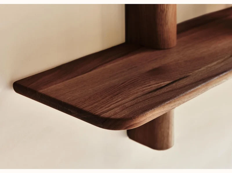 Étagère murale modulable en bois massif BAOBAB