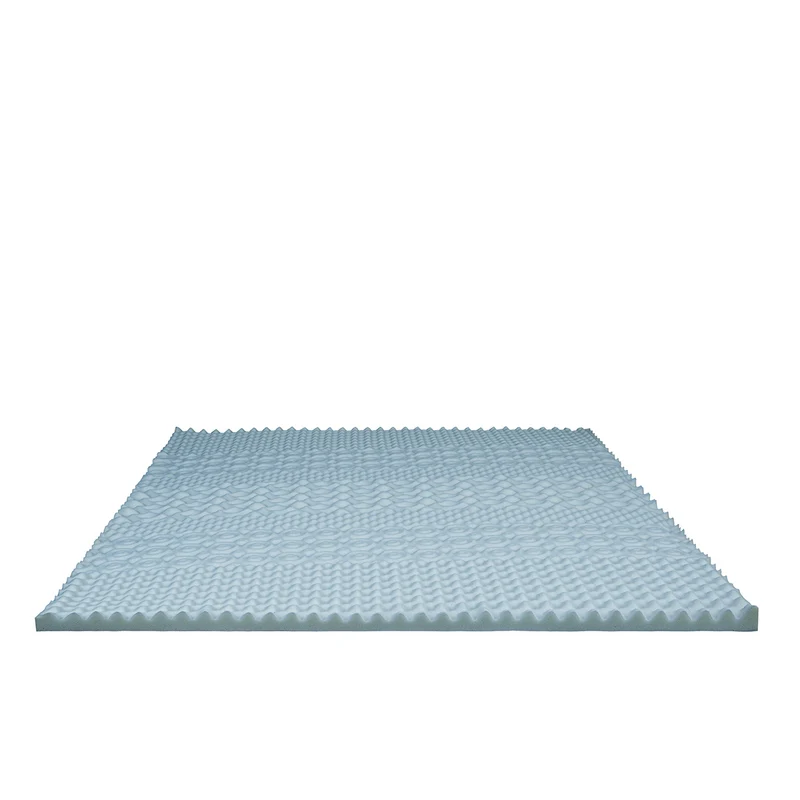 Surmatelas Gel Refresh - Mémoire de forme + gel thermorégulant - Fabriqué en France - 6 cm d'épaisseur
