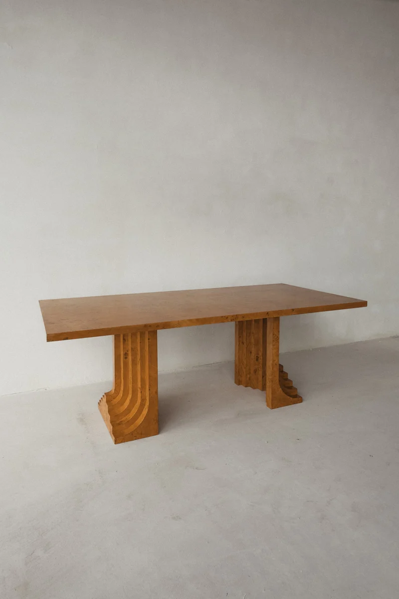 Burl Wood Dining Table by Carlo Scarpa 1960s/1970s