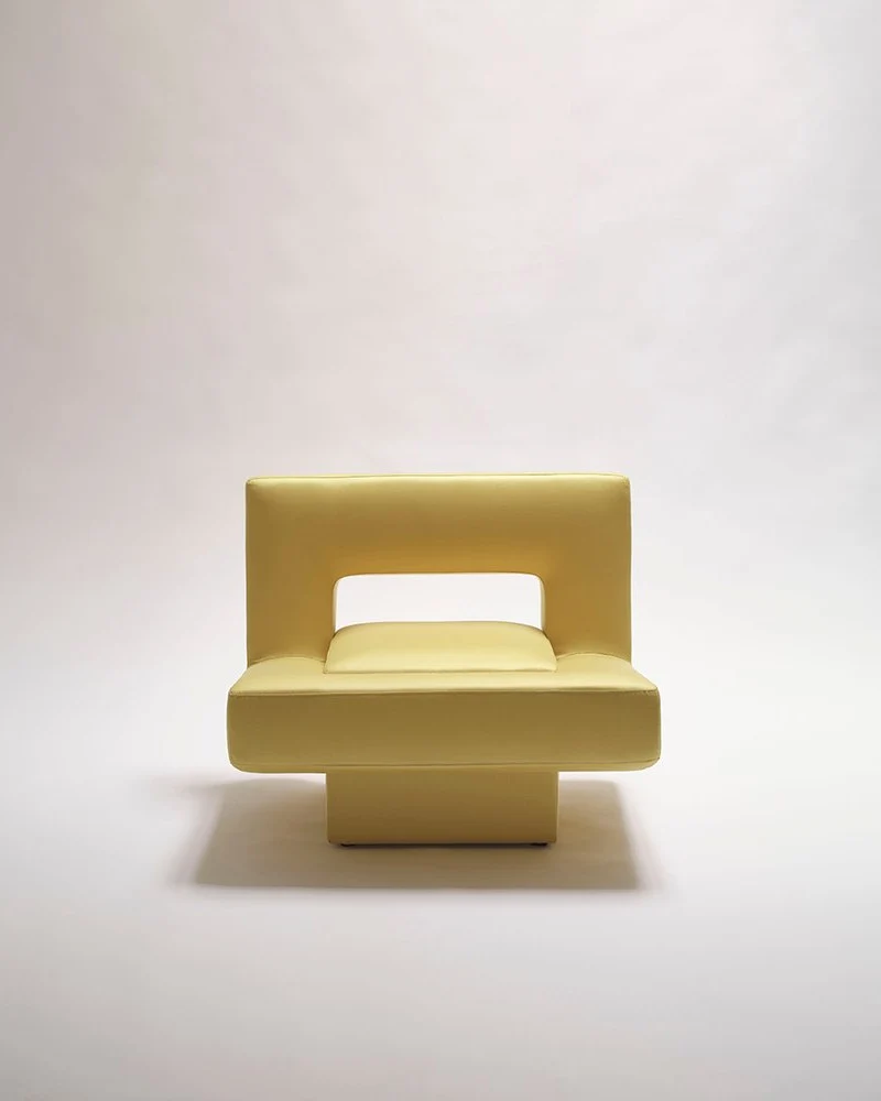 "Soft Block" Sculptural Armchair