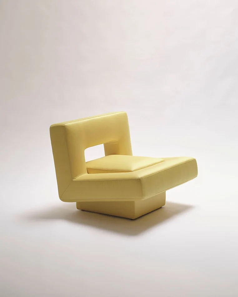 "Soft Block" Sculptural Armchair