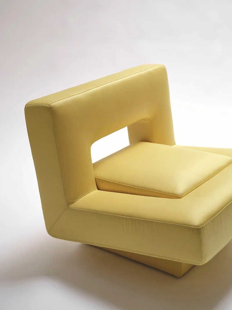 "Soft Block" Sculptural Armchair