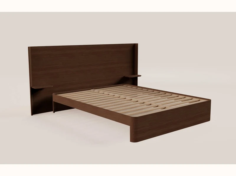 Tête de lit large avec tablettes Arche