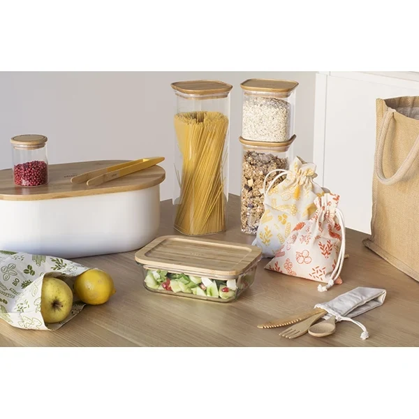 3 couverts réutilisables bambou Pebbly