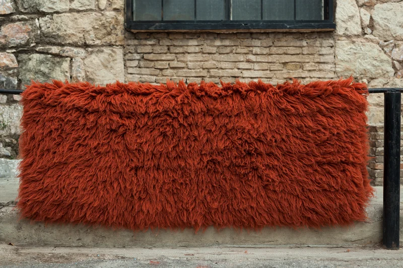 Tapis Flokati en 100% laine vierge