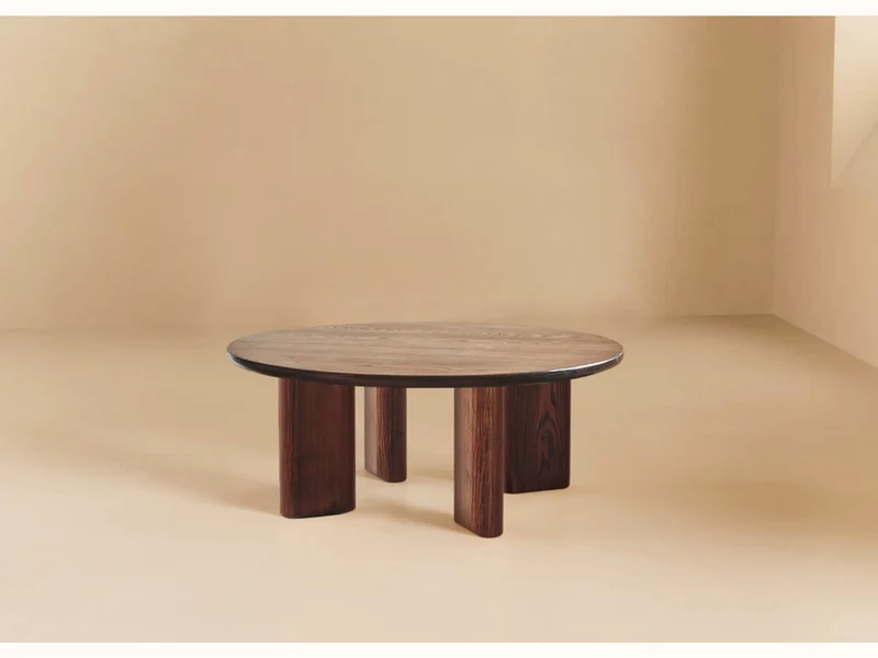 Table basse en bois ronde BAOBAB - 90 cm