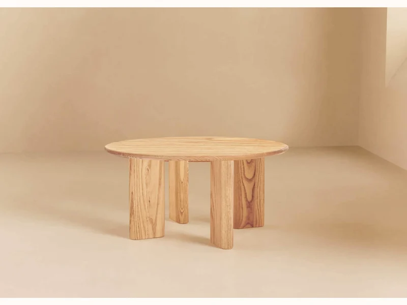 Table basse en bois ronde BAOBAB - 90 cm