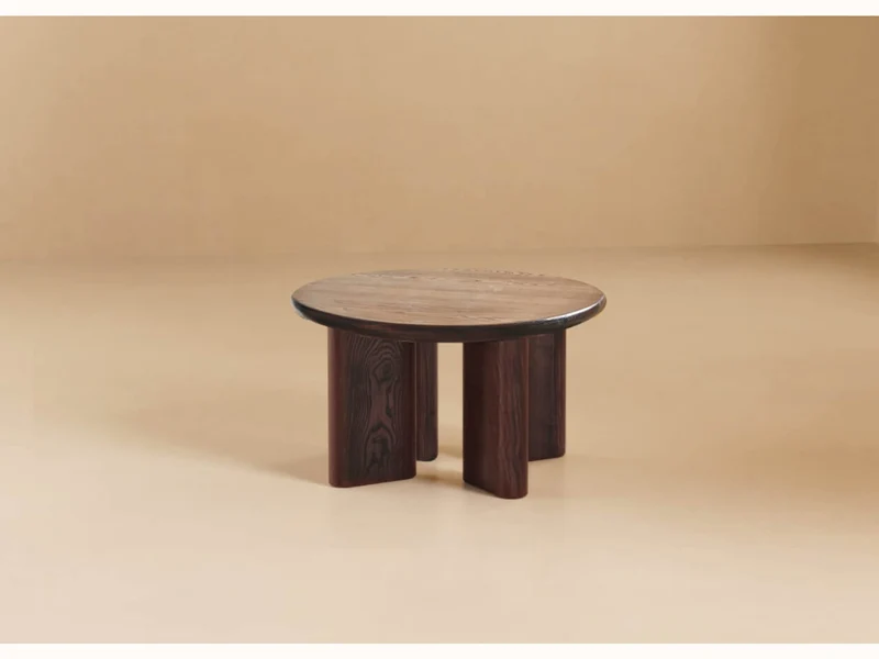 Table basse en bois ronde BAOBAB - 60 cm