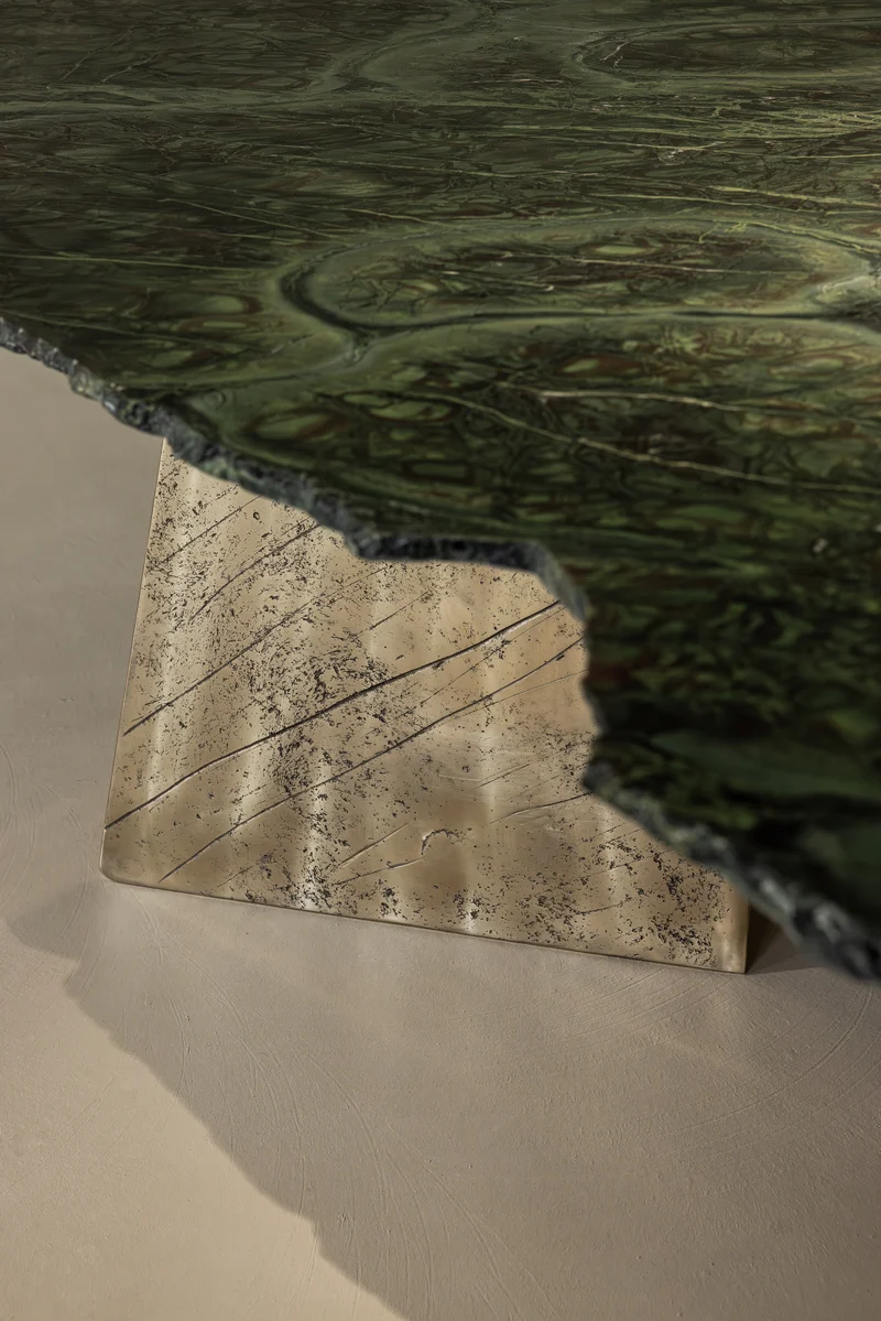 VITTORIA Dining Table - Marble and Brass