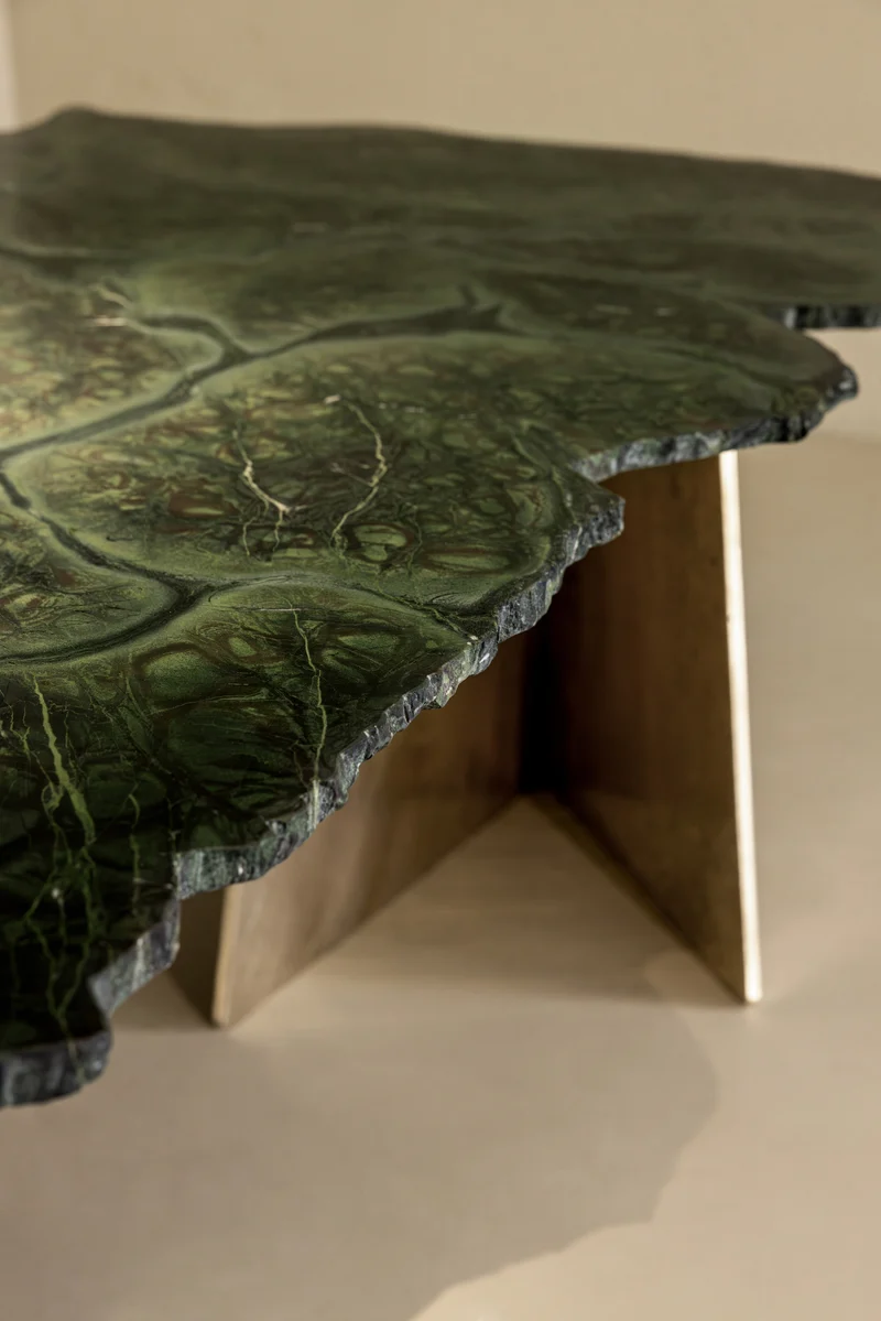 VITTORIA Dining Table - Marble and Brass