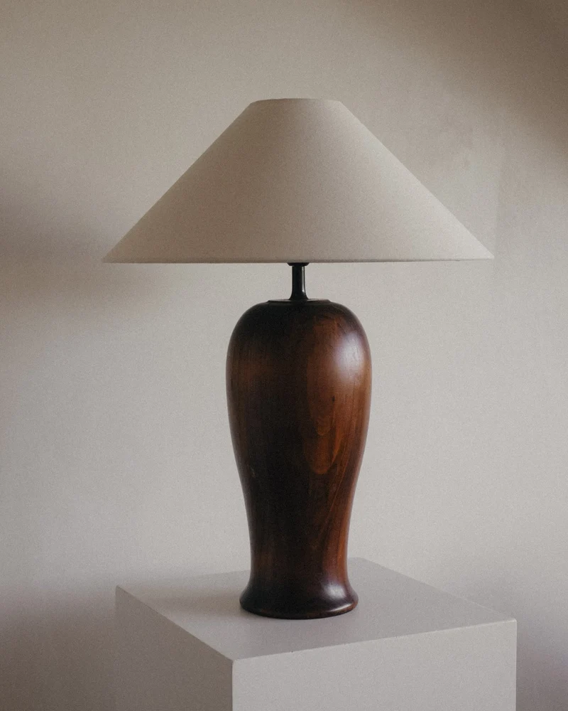 Extra Large Wooden Table Lamp