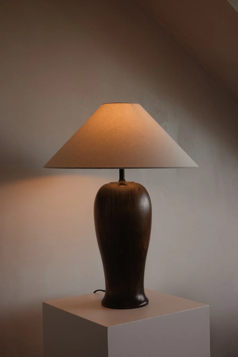 Extra Large Wooden Table Lamp