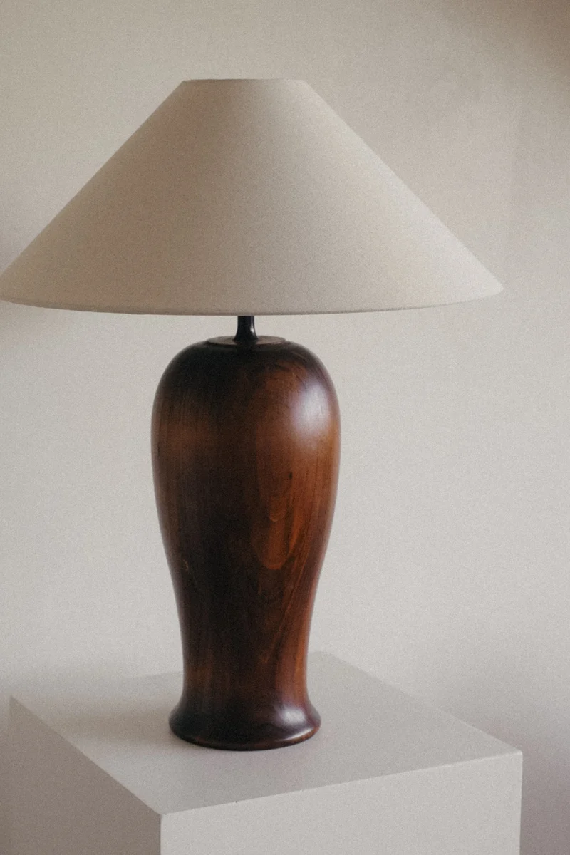Extra Large Wooden Table Lamp