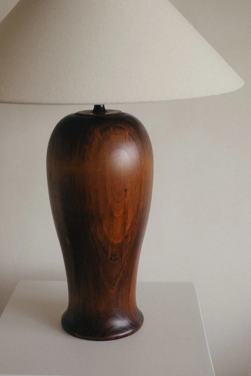 Extra Large Wooden Table Lamp