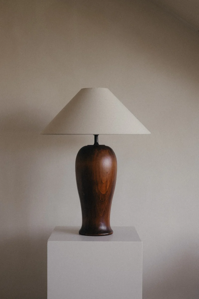 Extra Large Wooden Table Lamp
