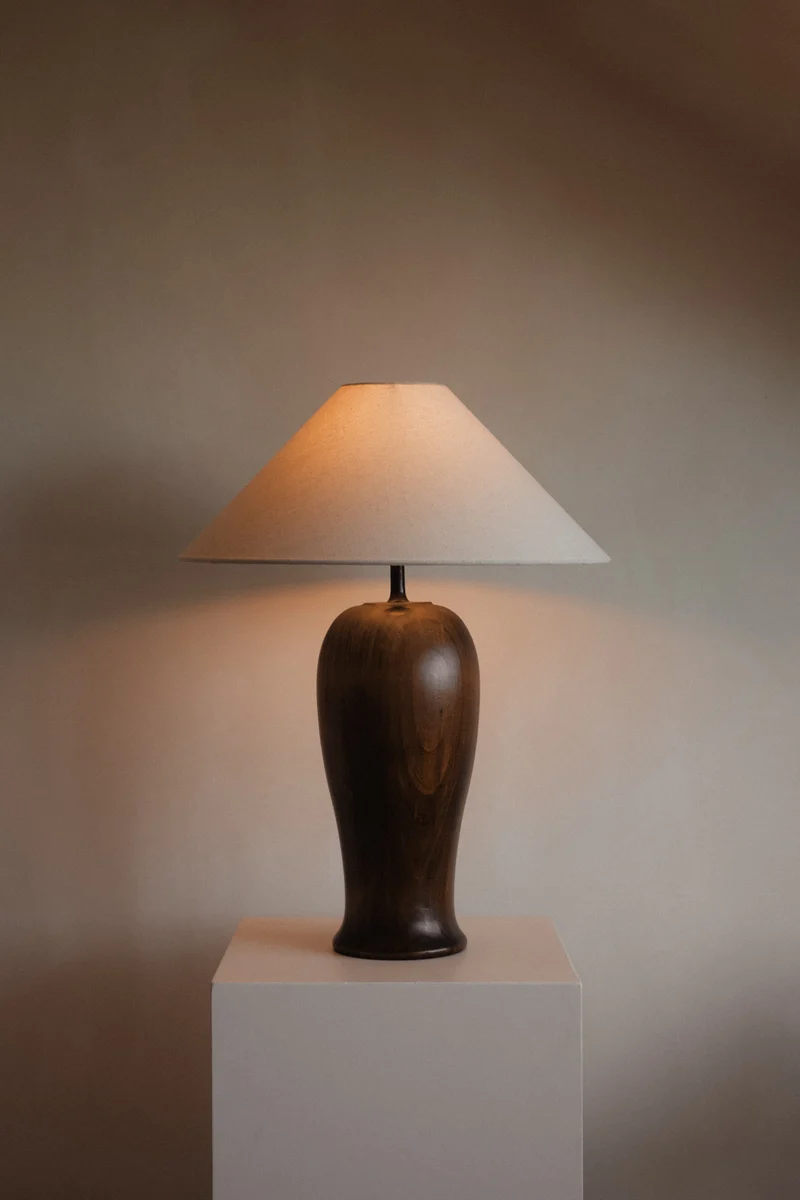 Extra Large Wooden Table Lamp