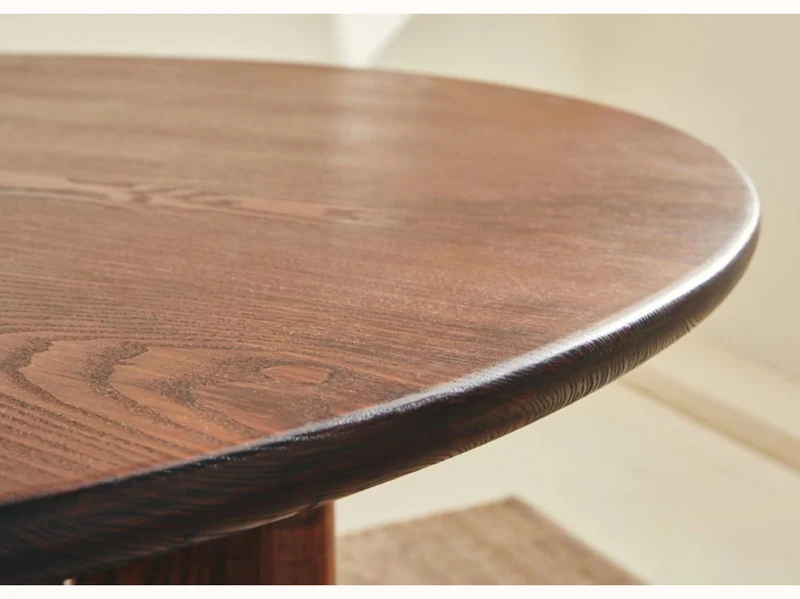 Table à manger ronde en bois massif BAOBAB