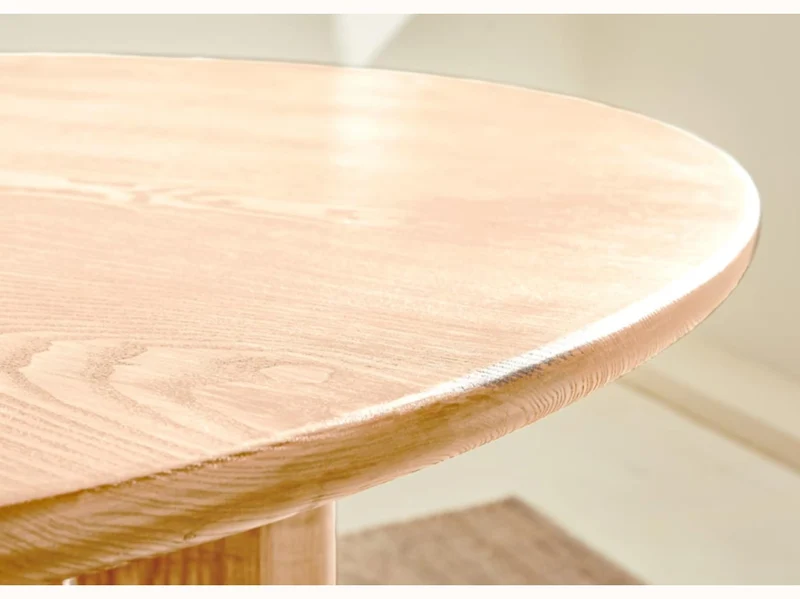 Table à manger ronde en bois massif BAOBAB